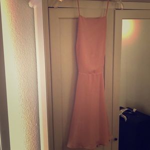 Blush cocktail dress
